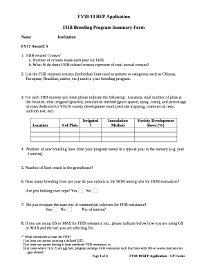 FY18-19 RFP Application