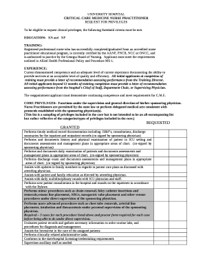 CRITICAL CARE MEDICINE NURSE PRACTITIONER