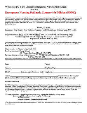 Western New York Chapter Emergency Nurses Association