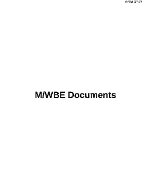 M/WBE COVER LETTER - usny nysed Doc Template | pdfFiller