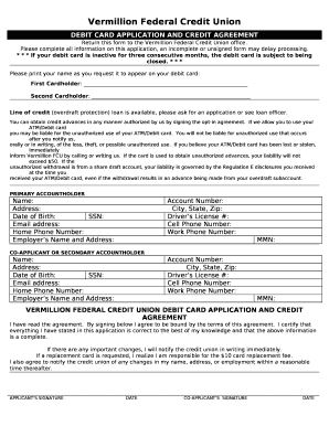 Vermillion Federal Credit Union template