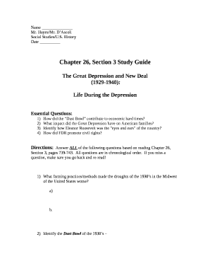Chapter 26, Section 3 Study Guide
