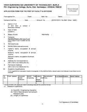PO: Engineering College, Burla, Dist: Sambalpur, ODISHA-768018