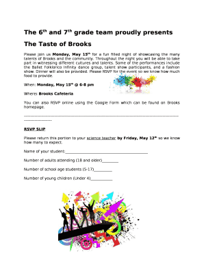 The 6th and 7th grade team proudly presents
