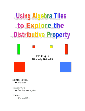 Algebra Tiles Distributive Property Worksheet
