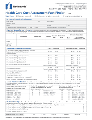 Health Care Cost Assessment Fact Finder
