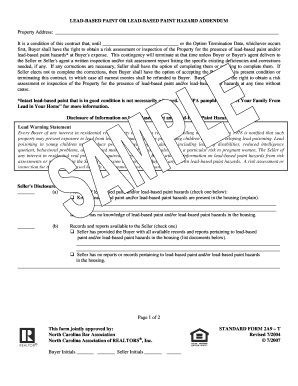 Lead-Based Paint Addendum