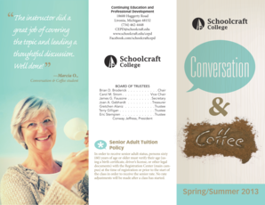 Schoolcraft College Registration Form