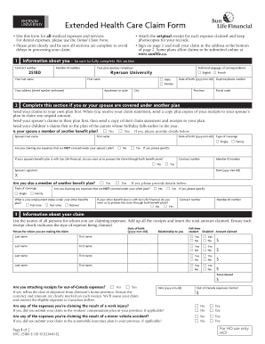 Sunlife ca claim forms Sunlife ca claim forms