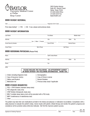 Patient Referral Form