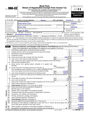 Form 990-EZ 2011
