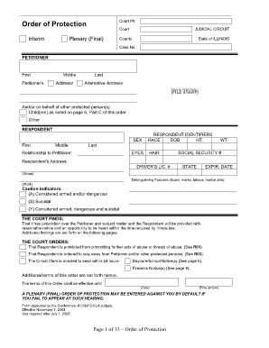 Illinois Order of Protection