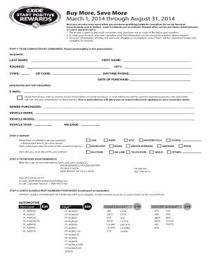 Exide Battery Reward Form