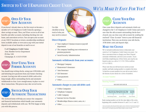 U of I Employees Credit Union Switch Kit