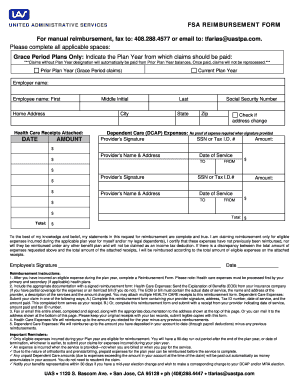 FSA Reimbursement Form