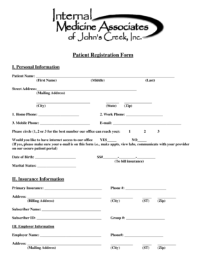 Patient Registration Form