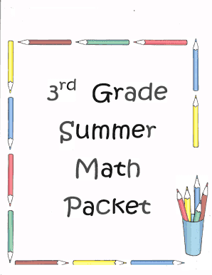 Math Worksheet for Grade 3