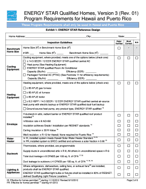 Texas home inspection checklist - ENERGY STAR Qualified Homes Version 3 Rev 01 Program Requirements for Hawaii and Puerto Rico ENERGY STAR Qualified Homes Version 3 Rev 01 Program Requirements for Hawaii and Puerto Rico - energystar