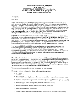 2011 Tax Questionnaire