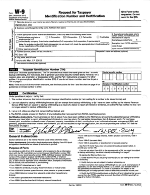 IRS Form W-9