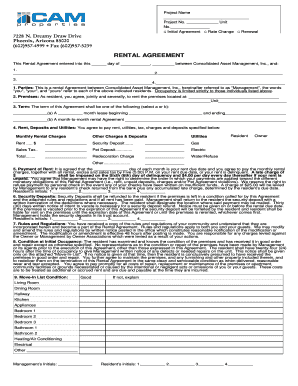 Arizona Rental Agreement