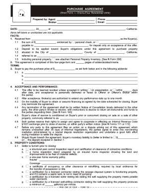 California Residential Purchase Agreement