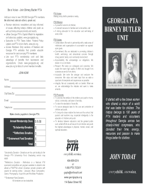 Georgia PTA Membership Application