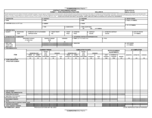 Contract Performance Report Form