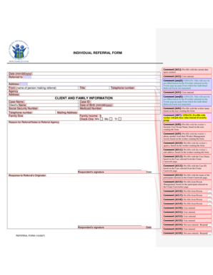 Individual Referral Form