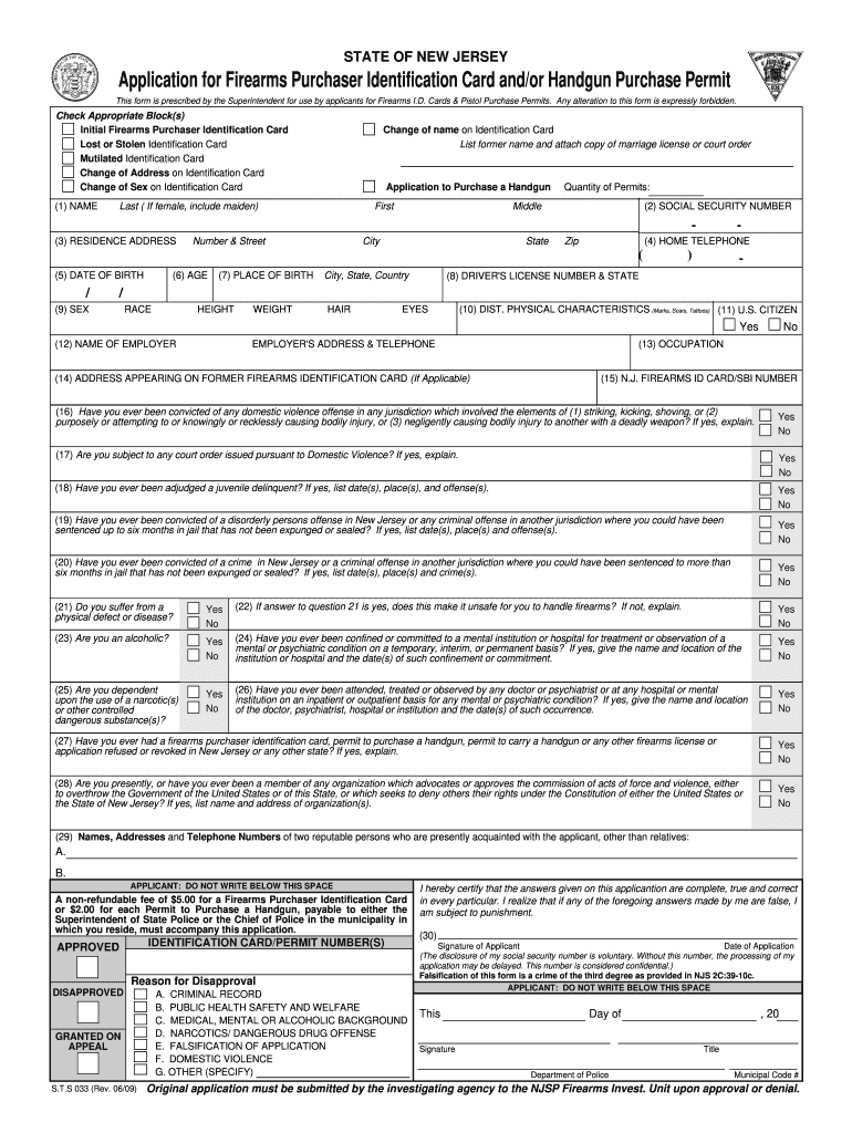 newark nj ori number Preview on Page 1