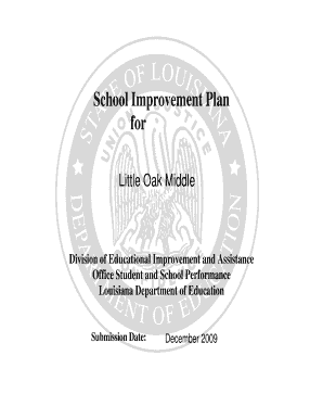 Louisiana School Improvement Plan