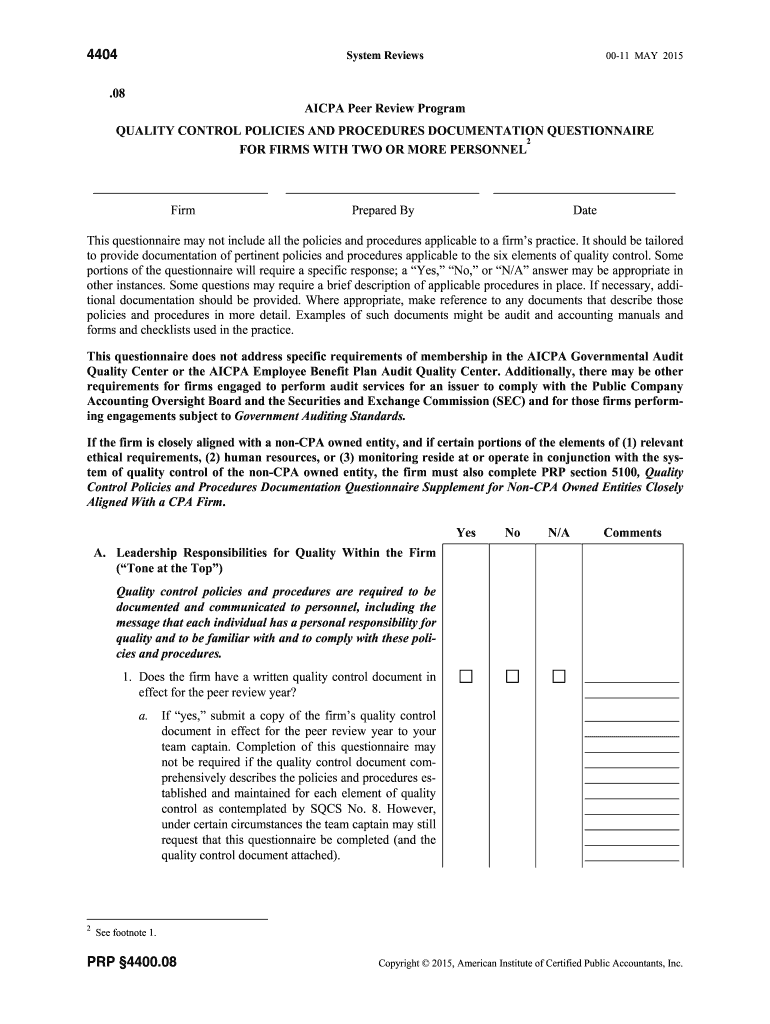 Prp Section 4400 Fill Online Printable Fillable Blank PdfFiller