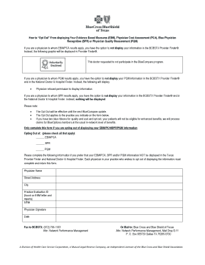 Physician Opt Out Form