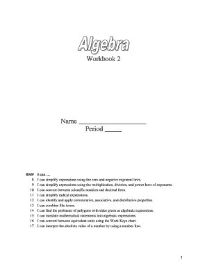 Algebra Exponents Worksheet