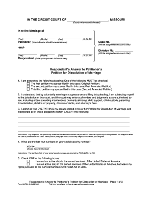 Alaska divorce papers - missouri divorce forms pdf