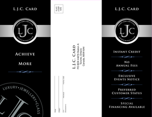 L.J.C. Credit Card Application
