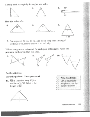 Fillable Online 7. Can segments 12cm, 16 cm, and 30cm long form a ...