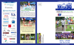 Run For Dad Event Registration Form