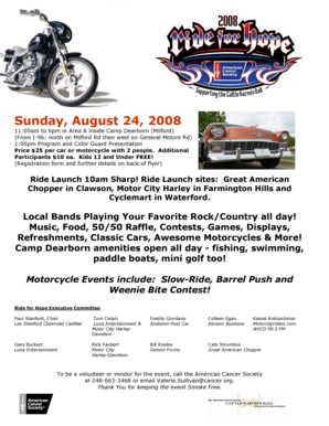 Cancer Survivor Rally Registration Form