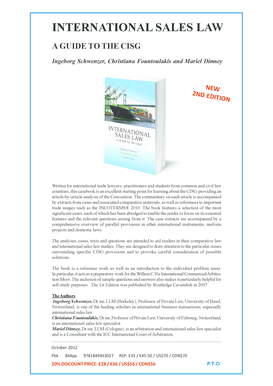 International Sales Law Guide to the CISG