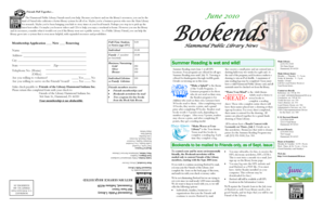 Hammond Public Library Membership Application