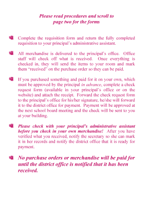 Capital Outlay Requisition Form