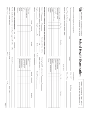 Kindergarten Enrollment Form