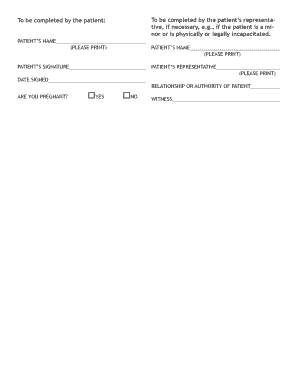 Informed Consent for Acupuncture Treatment