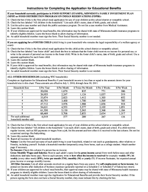 Application for Educational Benefits