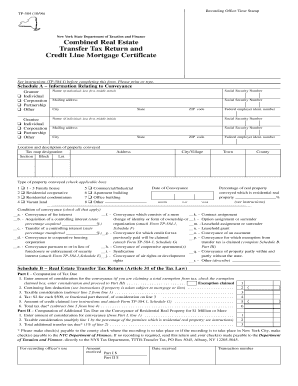 New York State Real Estate Transfer Tax Return