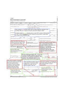 Health Insurance Claim Form