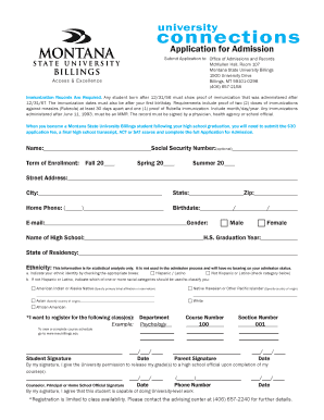 University Connections Application