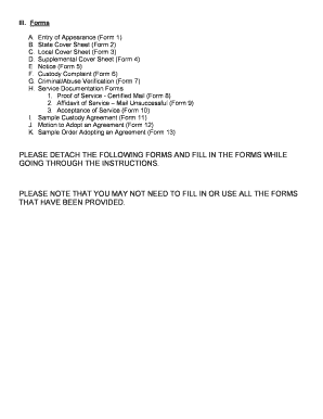 Entry of Appearance as Self-Represented Party