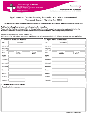 Outline Planning Permission Application